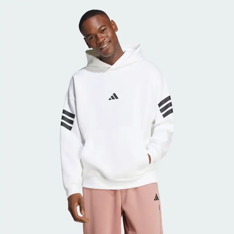 Hoodie Future Icons 3-Stripes White