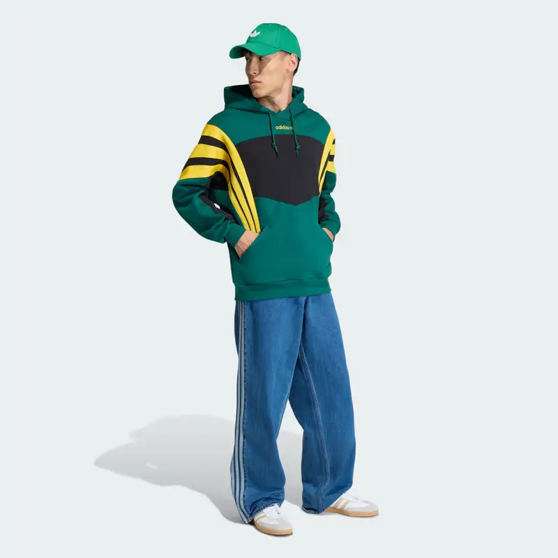 Hoodie SANTIAGO HD Collegiate Green miniatura 3