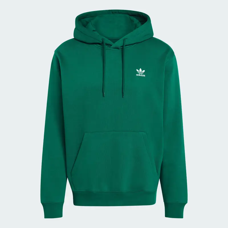Hoodie Trefoil Essentials Loose Collegiate Green miniatura 4