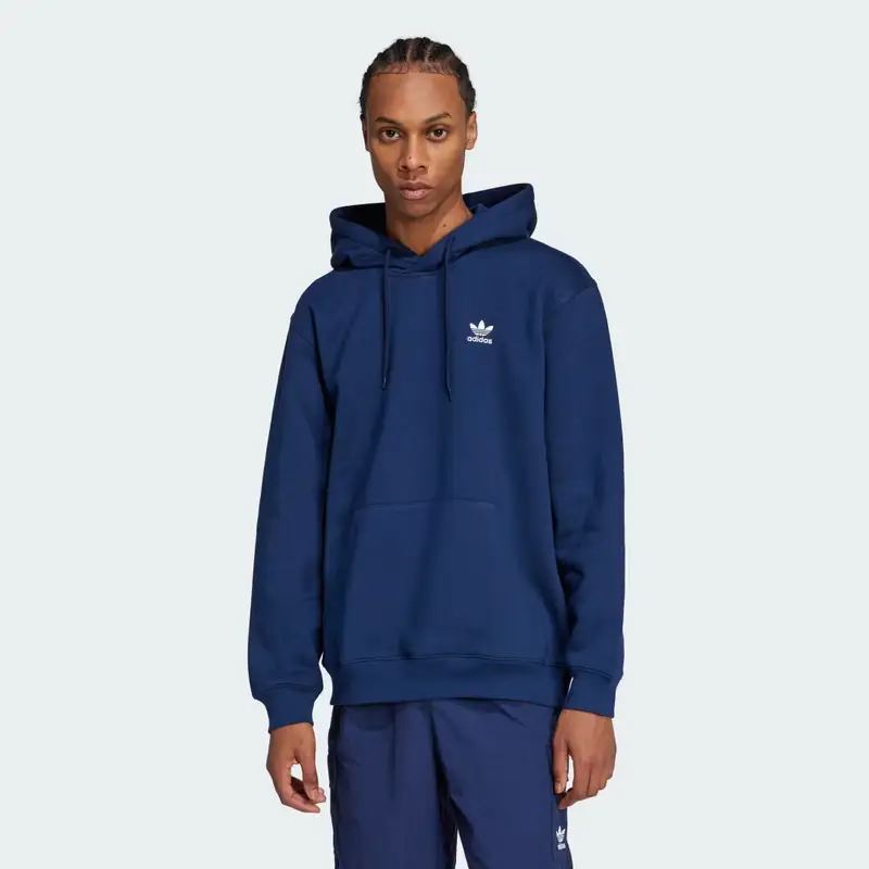 Hoodie Trefoil Essentials Loose Night Indigo