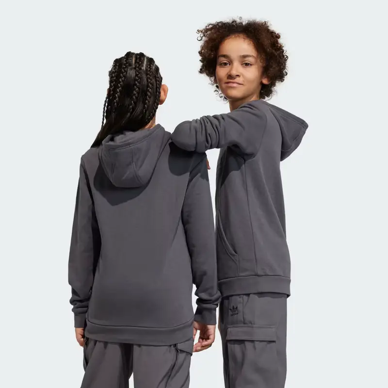 Hoodie Trefoil Grey Five miniatura 2