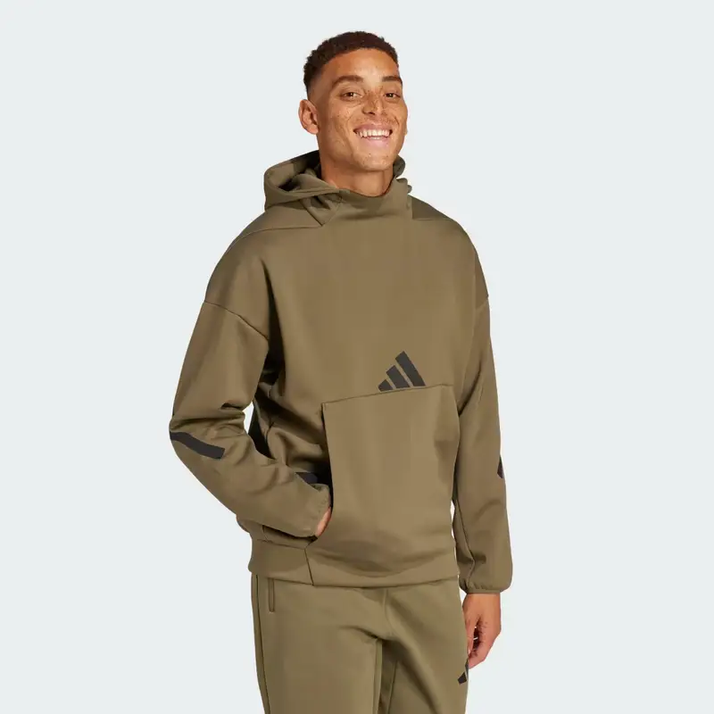 Hoodie Z.N.E Olive Strata miniatura 3