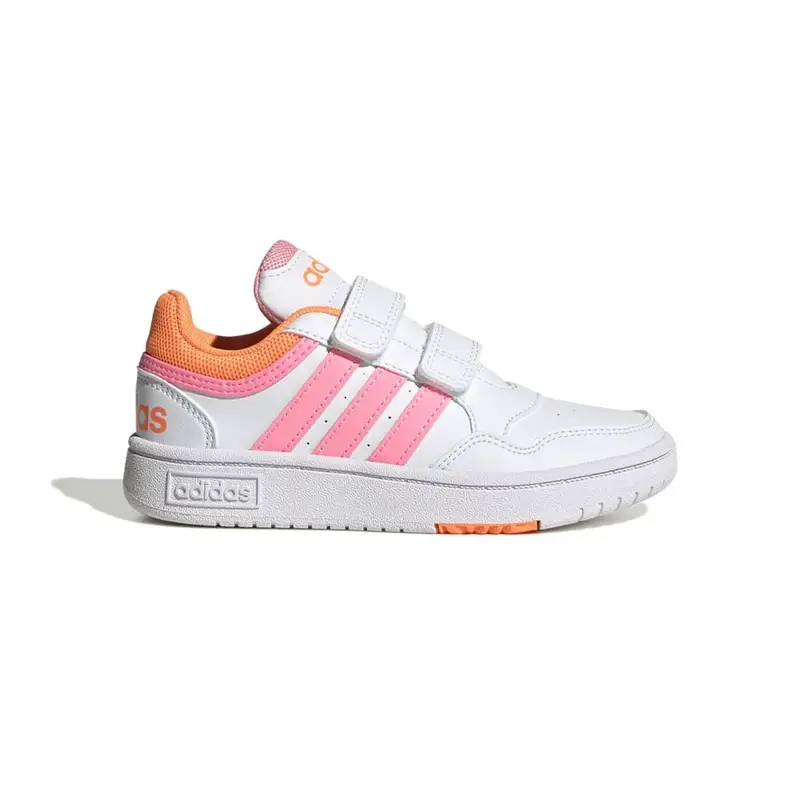 Hoops 3 0 Cf C Ps Bianco Rosa - Sneakers Bambina EUR 34 / UK 2