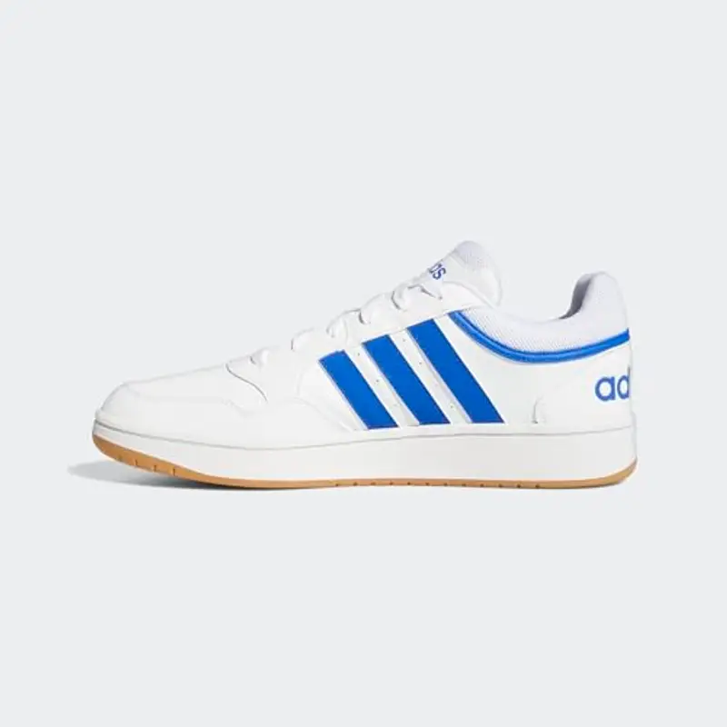 adidas Hoops 3.0 Low Classic Vintage Shoes, Sneakers Uomo, Cloud White Royal Blue Gum, 43 1/3 EU miniatura 2