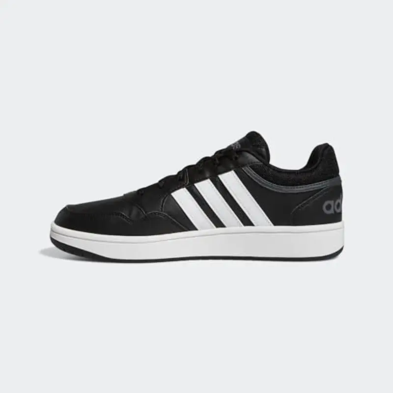 adidas Hoops 3.0 Low Classic Vintage Shoes, Sneakers Uomo, Core Black Cloud White Grey Six, 43 1/3 EU miniatura 2