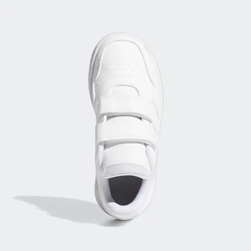 adidas Hoops Lifestyle Basketball Hook-And-Loop Shoes, Scarpe, Cloud White/Cloud White/Cloud White, 30 EU miniatura 3