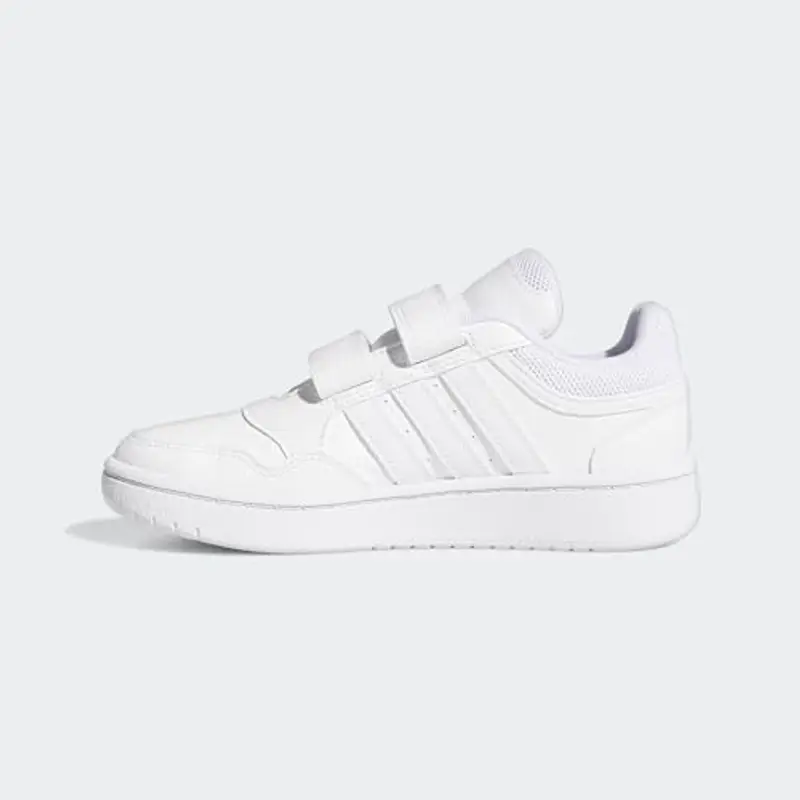 adidas Hoops Lifestyle Basketball Hook-And-Loop Shoes, Scarpe, Cloud White/Cloud White/Cloud White, 31 EU miniatura 2