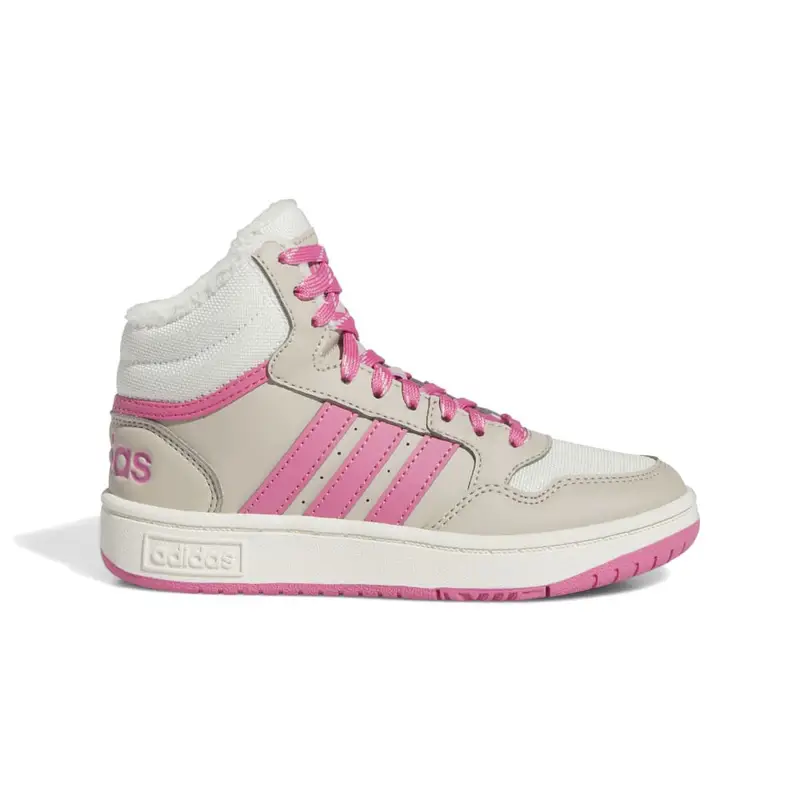 Hoops Mid 3 0 GS Beige Rosa - Sneakers Bambina EUR 40 / UK 6,5