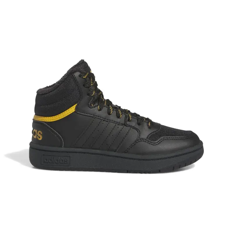 Hoops Mid 3 0 GS Nero Giallo - Sneakers Bambino EUR 38 / UK 5