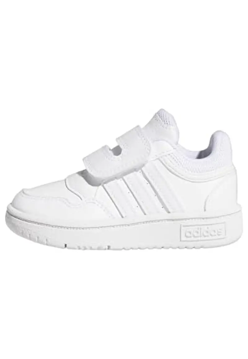 ADIDAS Hoops Shoes Bambini, Scarpe, Cloud White, 27 EU