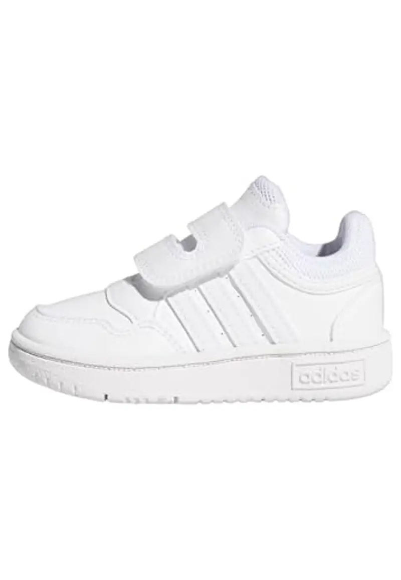 adidas Hoops Shoes, Scarpe Unisex-Bambini, Cloud White/Cloud White/Cloud White, 21 EU