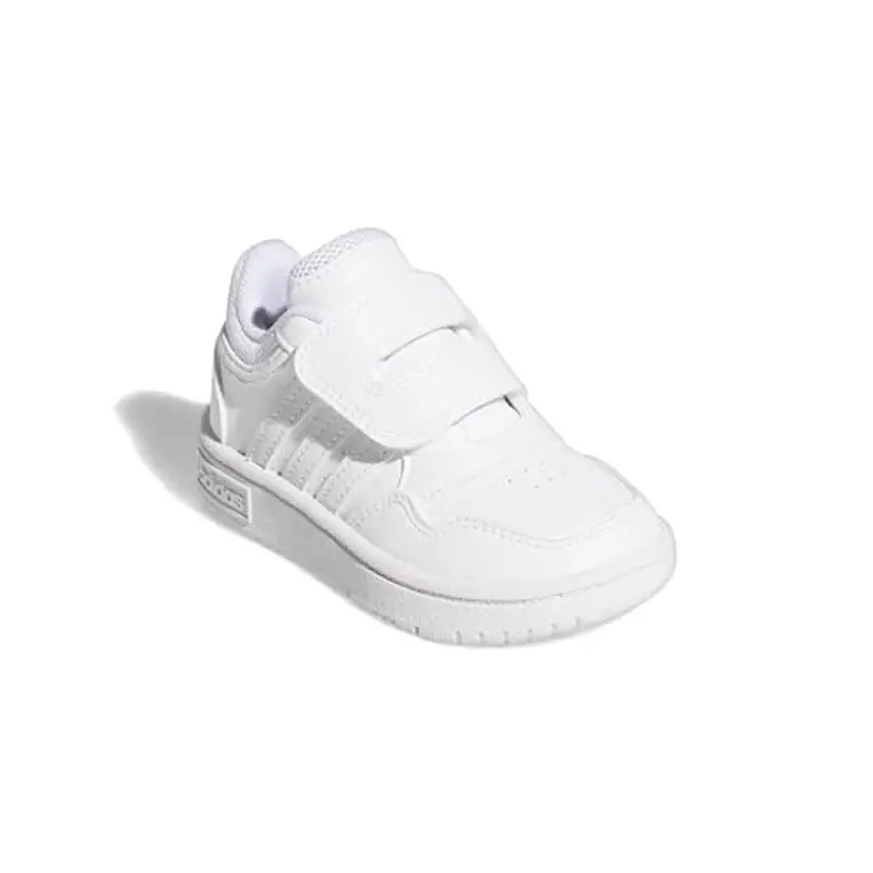 adidas Hoops Shoes, Scarpe Unisex-Bambini, Cloud White/Cloud White/Cloud White, 21 EU miniatura 3