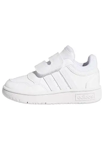 adidas Hoops Shoes, Scarpe Unisex-Bambini, Cloud White/Cloud White/Cloud White, 22 EU