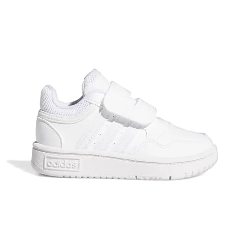 adidas Hoops Shoes, Scarpe Unisex-Bambini, Cloud White/Cloud White/Cloud White, 23 EU miniatura 2