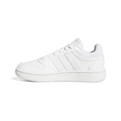 adidas Hoops Shoes, Sneakers Unisex-Adulto, Bianco (Ftwr White/Ftwr White/Ftwr White), 36 2/3 EU