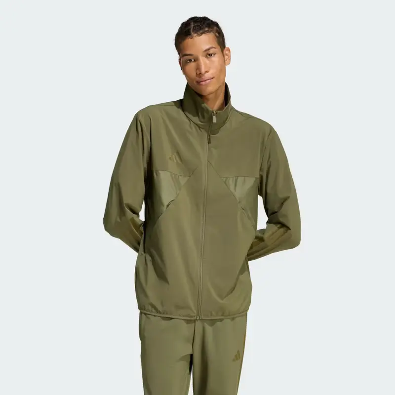 HOUSE OF TIRO Track Top Olive Strata