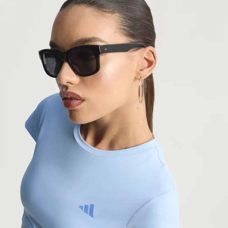 Adidas T-shirt Blu 3140222 miniatura 4