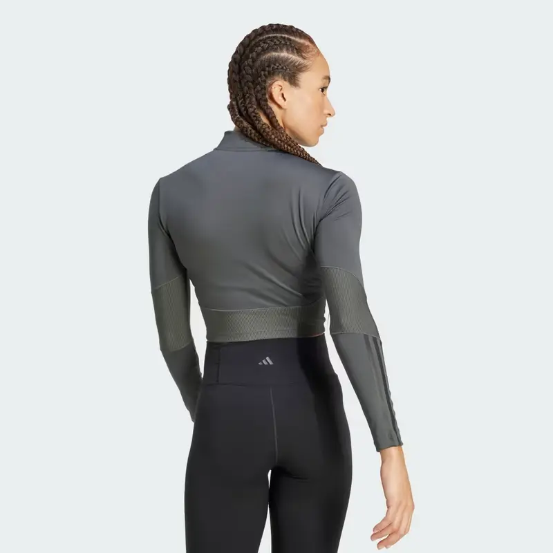 Hyperglam Rib Copertura con zip Grey Six miniatura 2