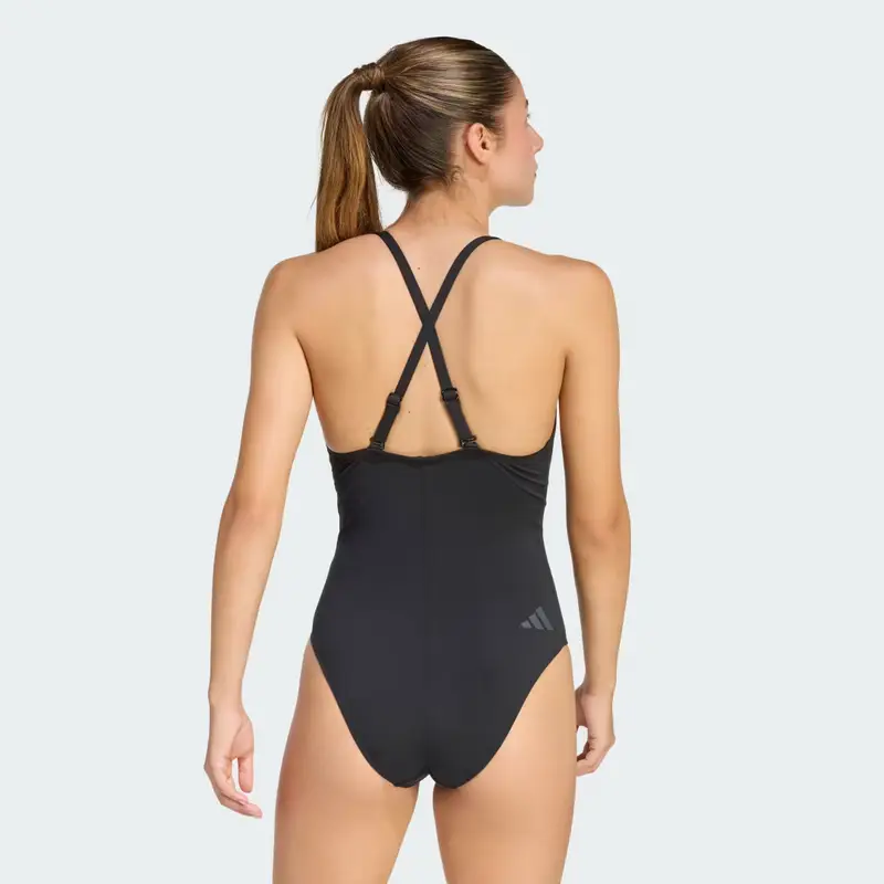 Iconisea Swimsuit a coste imbottito con spalline sottili Aurora Coffee miniatura 2