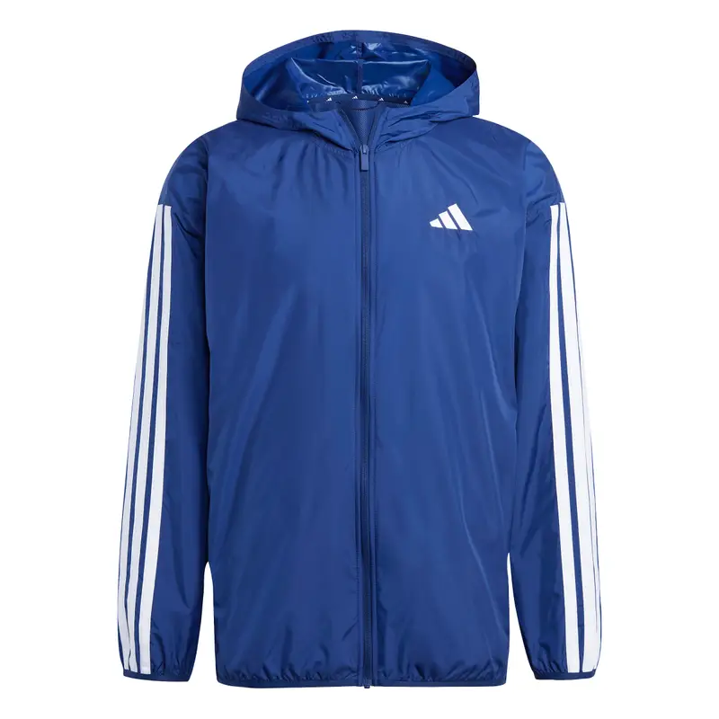 Impermeabile con cappuccio adidas Essentials 3-Stripes Bleu