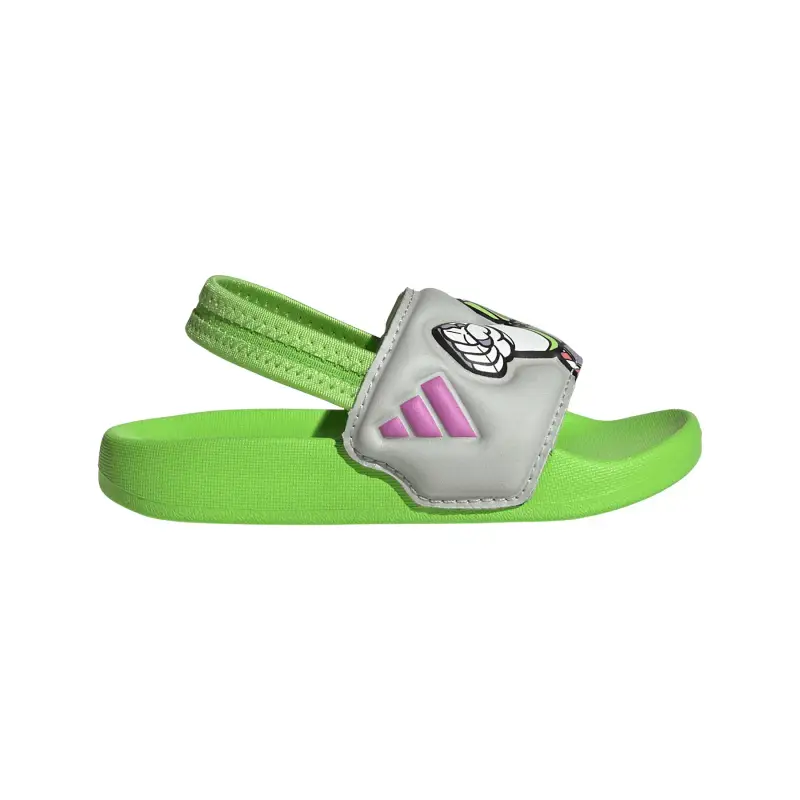 Infradito con cinturino posteriore per bambini adidas Pixar Toy Story Adilette Estrap Vert