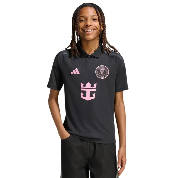 Inter Miami Cf Away Jersey Kids Bambini - Maglie/Repliche Nero - Mesh Black