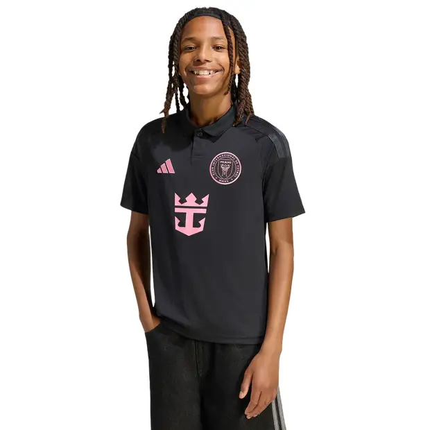 Inter Miami Cf Away Jersey Kids Messi Bambini - Maglie/Repliche Nero - Mesh Black