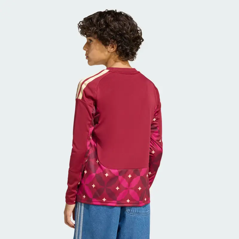 Italia 26 Maglia da Portiere per Bambini a Maniche Lunghe Team Coll Burgundy 2 miniatura 2