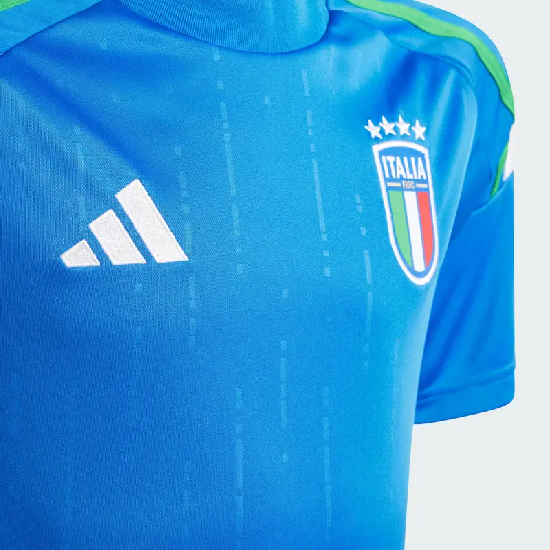 Italia Maglia Home 24 Junior Blue miniatura 3