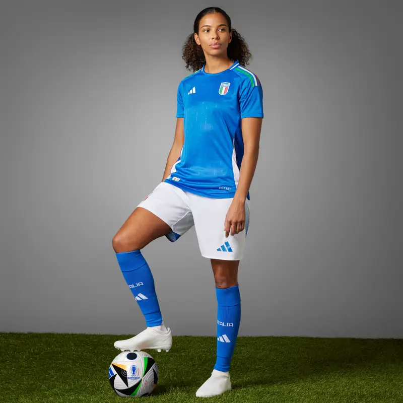 Italia Maglia Home Authentic Women' s Team 2024 Blue miniatura 2