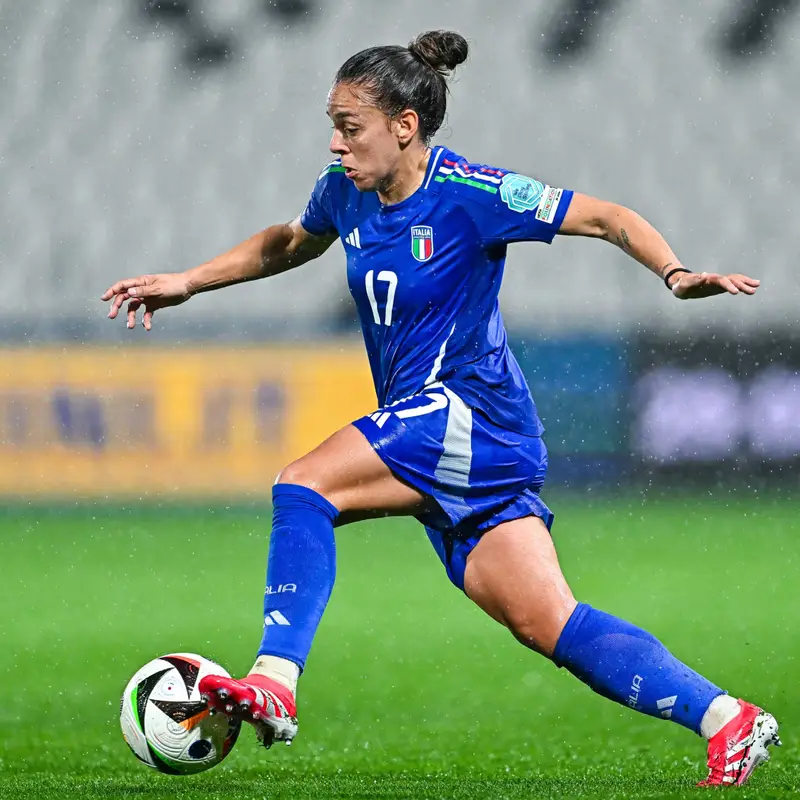 Italia Maglia Home Authentic Women' s Team 2024 Blue miniatura 4