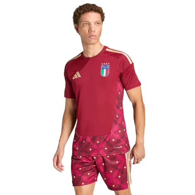 Italy 26 Home Goalkeeper Jersey Uomo - Maglie/Repliche Rosso - Mesh Red