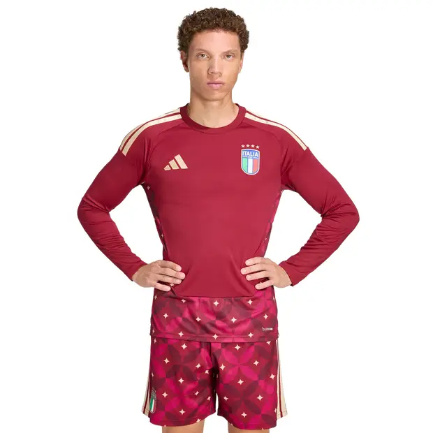 Italy 26 Home Goalkeeper Jersey Uomo - Maglie/Repliche Rosso - Mesh Red