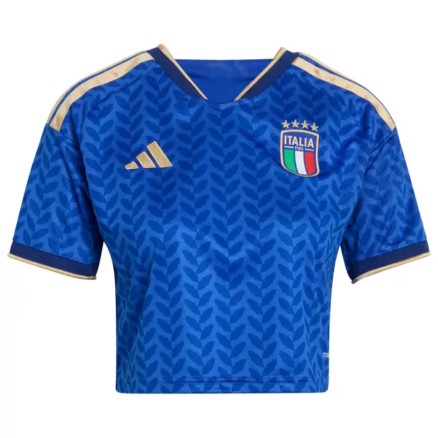Italy 26 Home Replica Cropped Jersey Donna - Maglie/Repliche Blu - Mesh Blue
