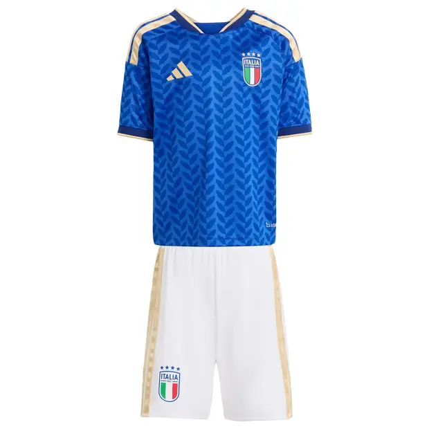 Italy 26 Home Set Bambini - Maglie/Repliche Blu - - 116 CM - Poly Mesh Blue