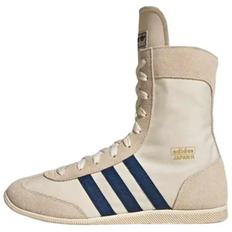 Japan High Crema Blu Scuro Sneakers da Donna Bianco Crema Oro Metallizzato JR8123 39⅓