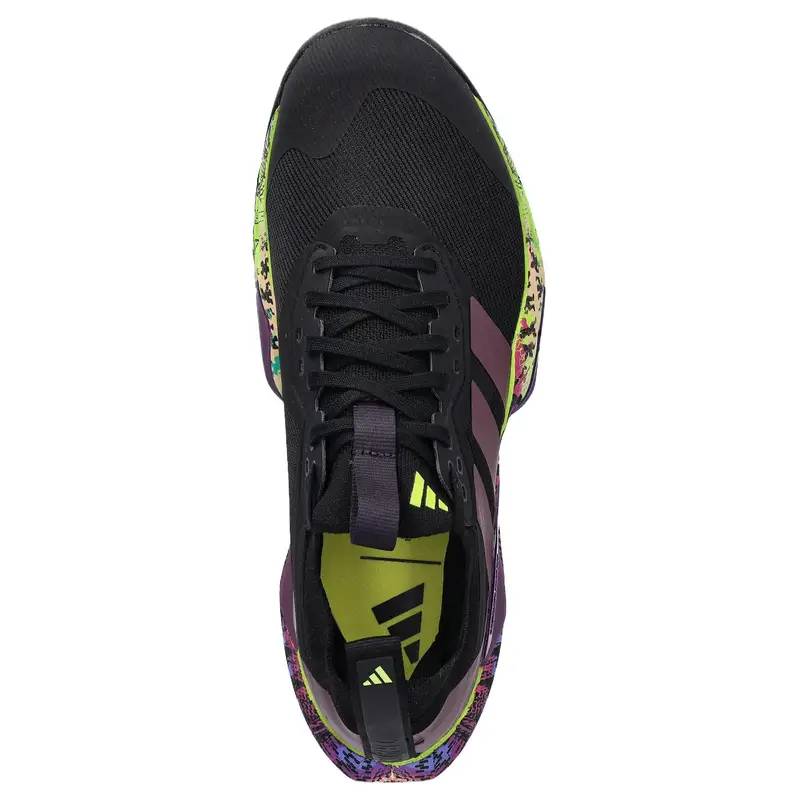 Jeremy Scott x adidas Rapidmove ADV 2 Pride Sneakers da Uomo Nero Core-Black Aurora-Metallizzato JR6401 40 miniatura 2