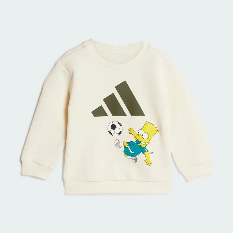 Jogger per bambini dei Simpsons Cream White miniatura 2