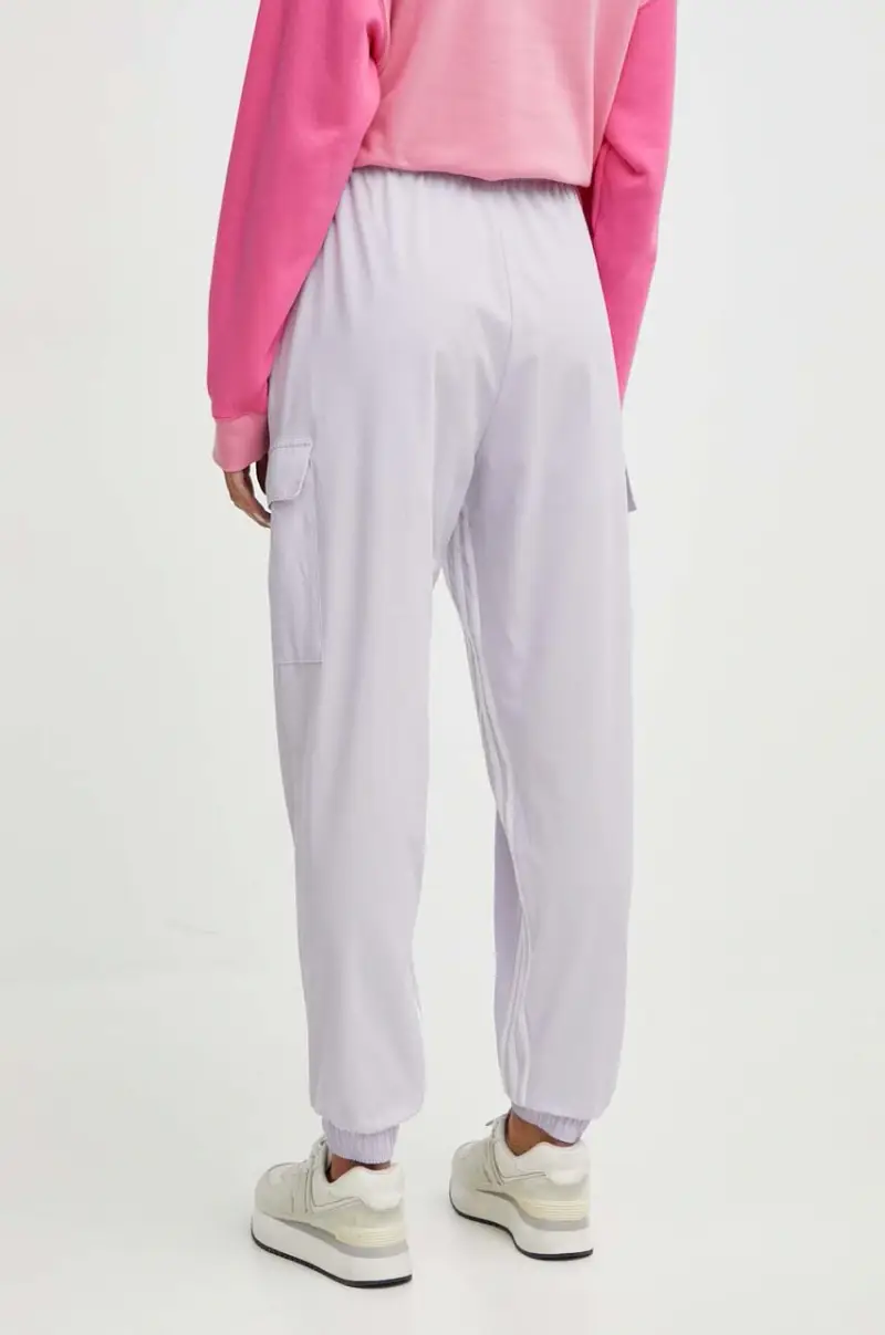 joggers colore violetto con applicazione IS0907 miniatura 3