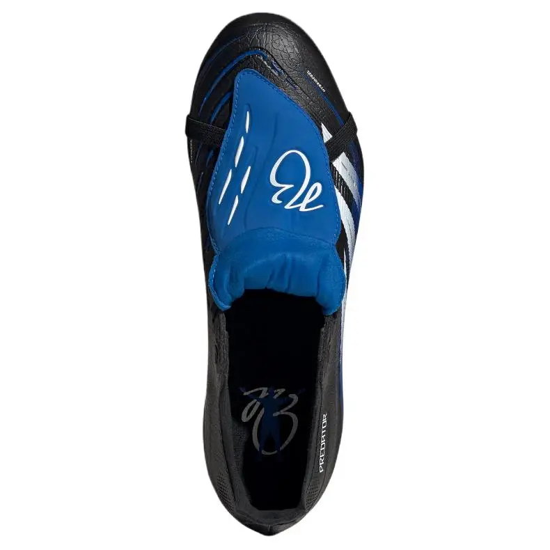 Jude Bellingham x adidas Predator Nero Core/Bianco Nuvola/Blu Glow Scarpini Unisex JS4270 42 miniatura 3