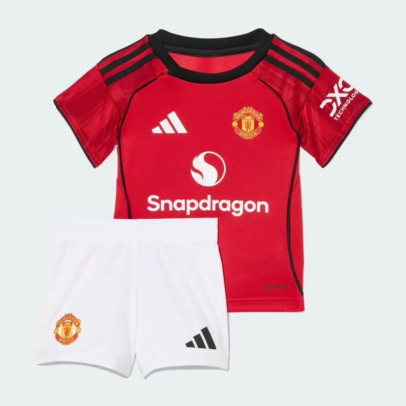 Kit bambino casa Manchester United 25/26 Mufc Red