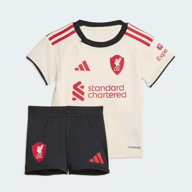 Kit bambino Liverpool FC 25/26 Away Bambino Wonder White