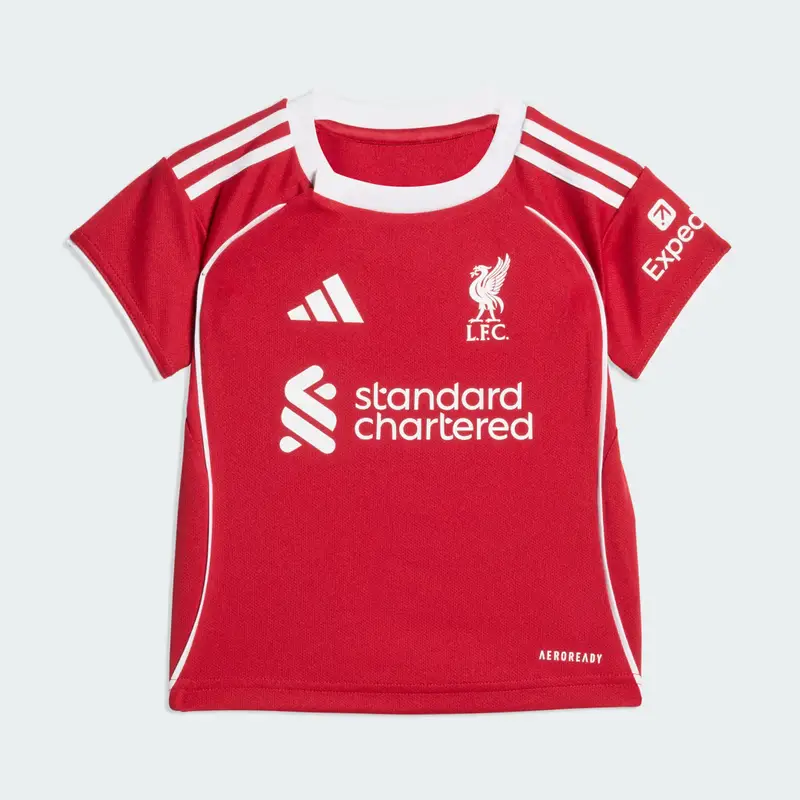 Kit bambino Liverpool FC 25/26 Home Kids Strawberry Red miniatura 2