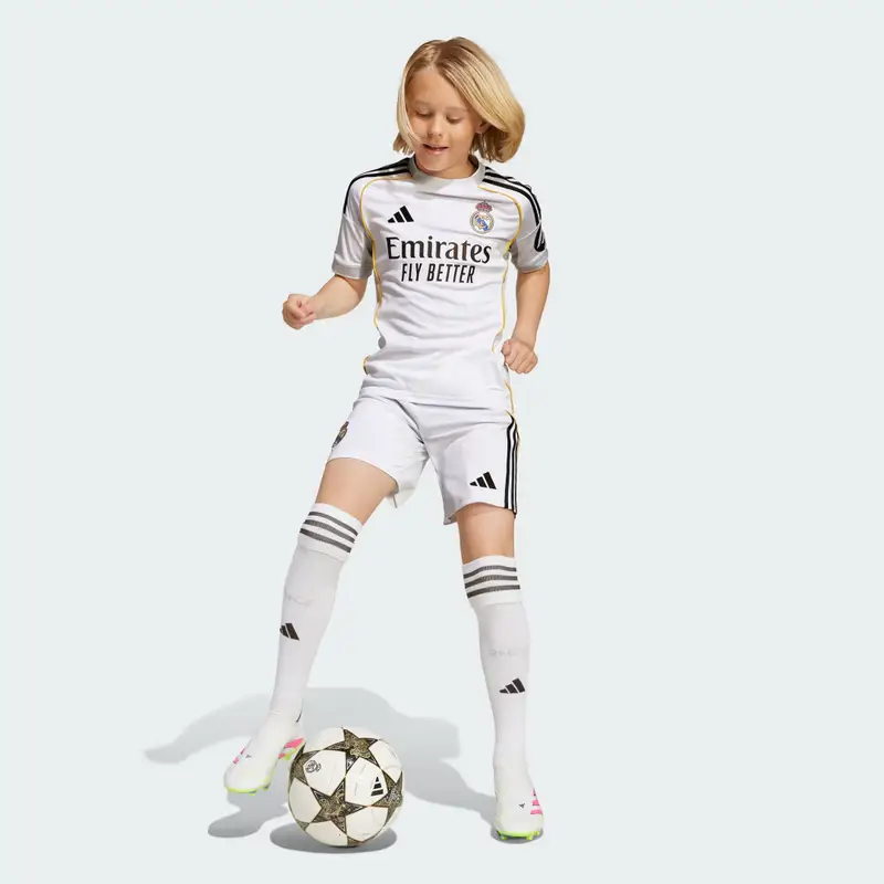 Kit Casa Giovani 25/26 Real Madrid per Bambini White miniatura 3