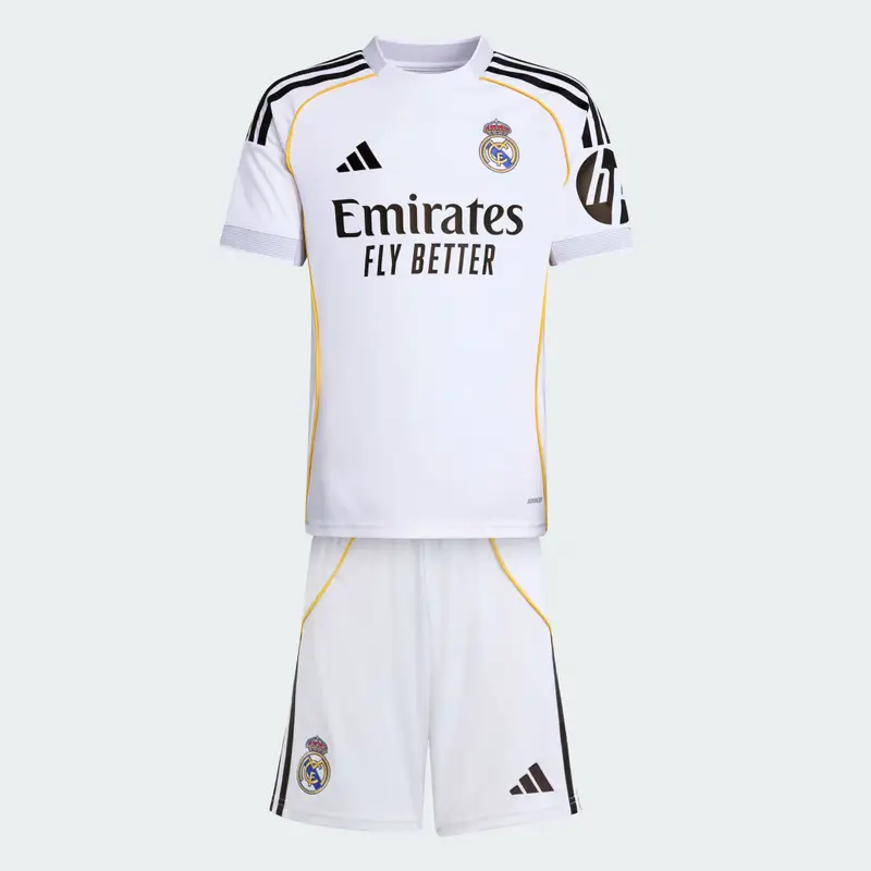 Kit Casa Giovani 25/26 Real Madrid per Bambini White miniatura 4
