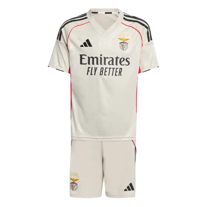 Kit Esterno bambino Benfica Lisbona 2025/26 Beige