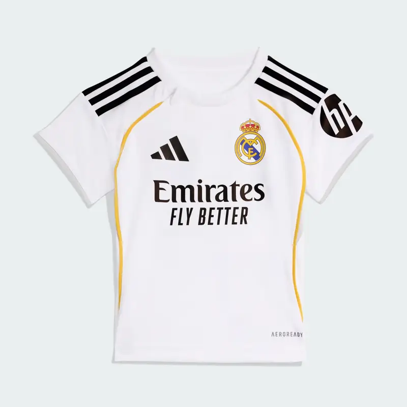 Kit Real Madrid Casa 25/26 per bambini White miniatura 2