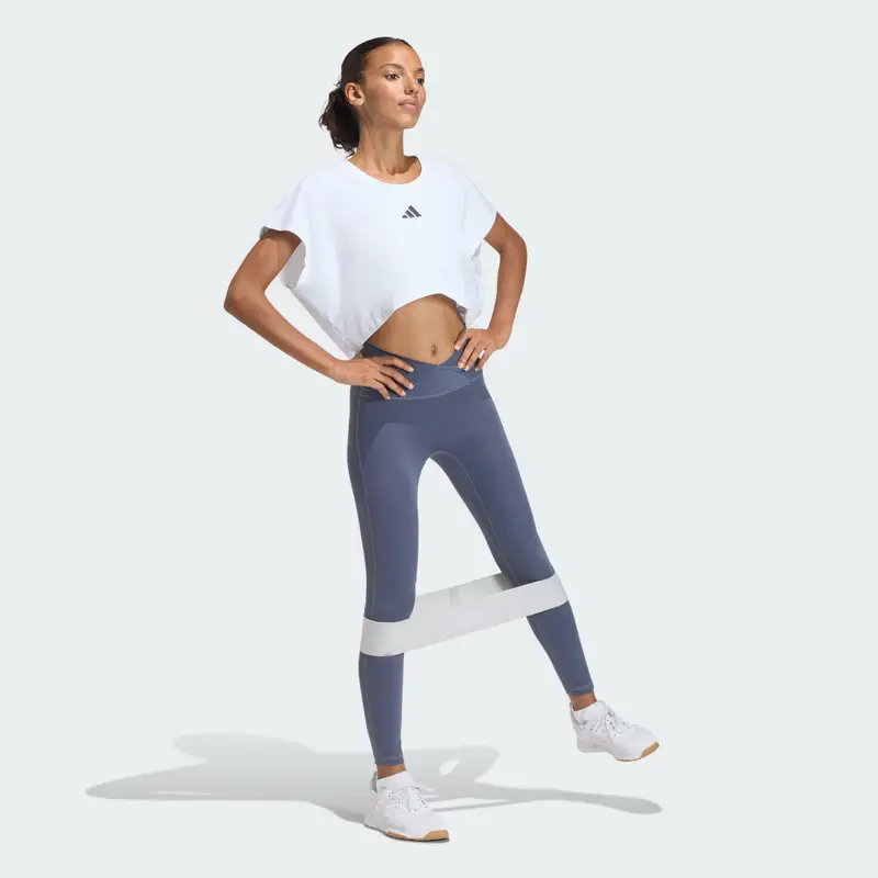 Adidas Leggings Grigio 3139194 miniatura 3