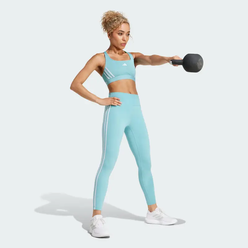 Adidas Leggings Turchese 3184035 miniatura 3