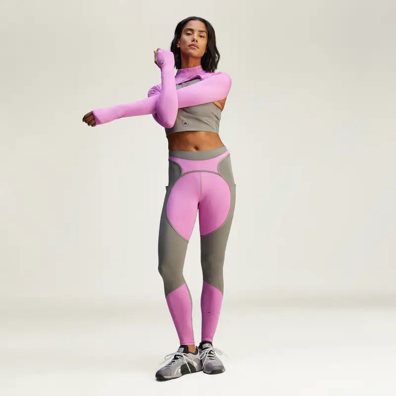 Adidas Leggings Viola 3768840 miniatura 3